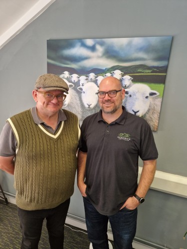 Terry Knipe and Adam Stephenson, owners of Herdwick Cottages in the Lake District 