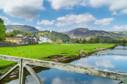 Howtown on the eastern shores of Ullswater