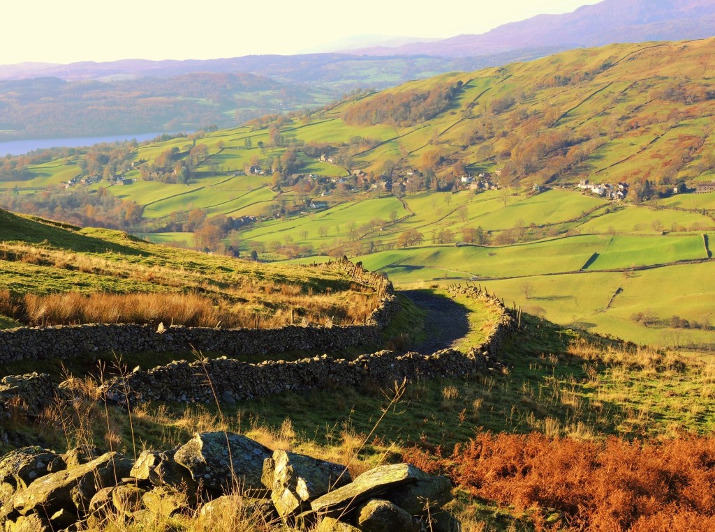 Troutbeck Valley in the Lake District