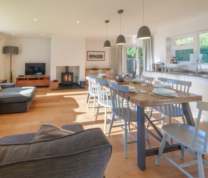 Number 5, Ambleside - Open plan living space. The "Social Hub".