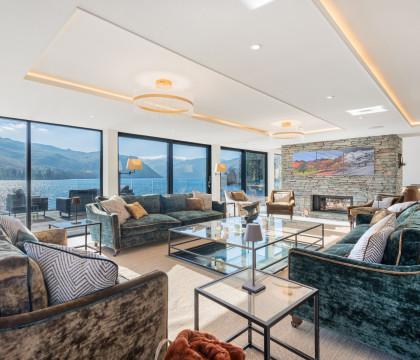 Living Area - Glass Floor Under The Coffee Table