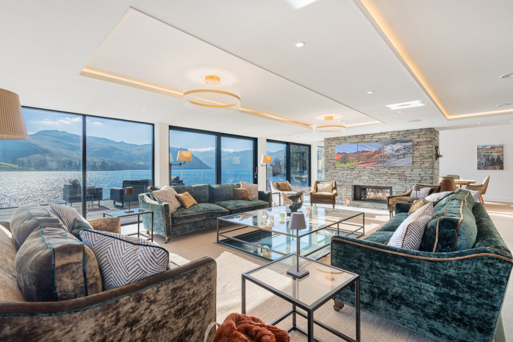 Living Area - Glass Floor Under The Coffee Table
